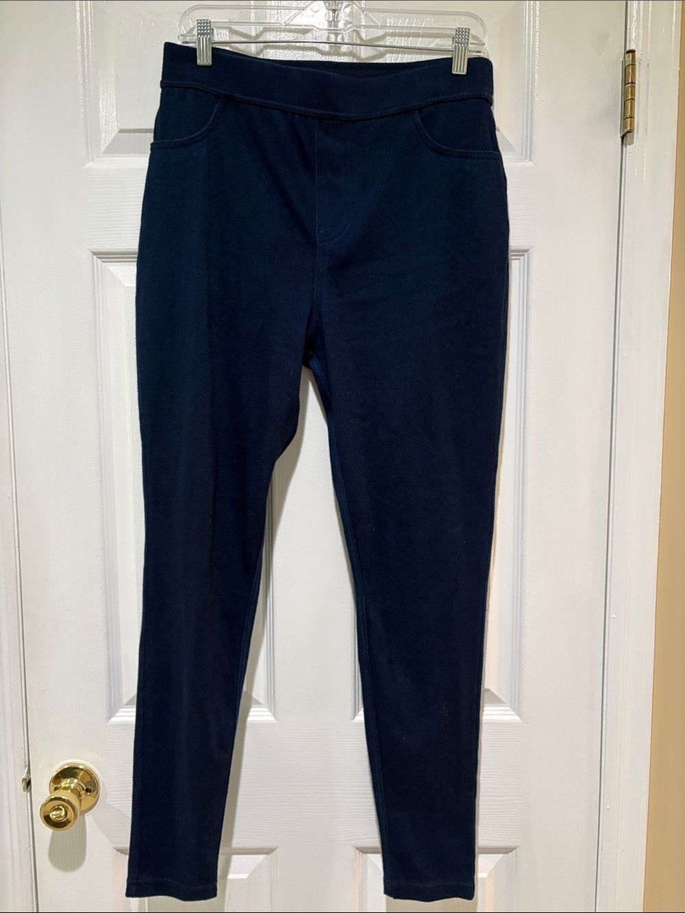 Navy Slim Ponte Leggings